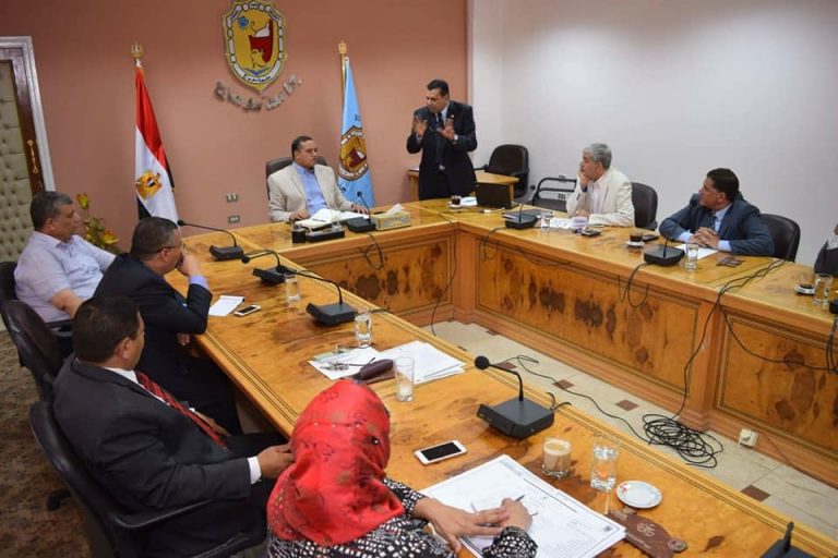 جامعة سوهاج تناقش انشاء موقع لهيئتها التدريسية