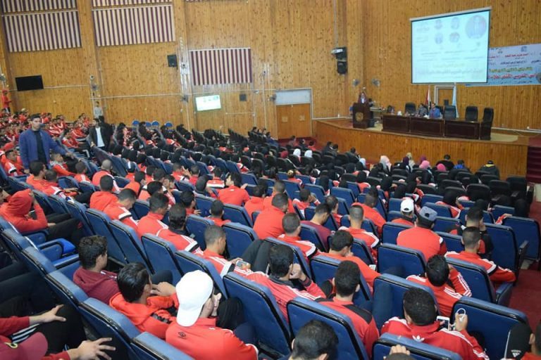 بدء فعاليات المعسكر الدراسي التدريبي لإعداد قادة الكشافة بجامعة سوهاج