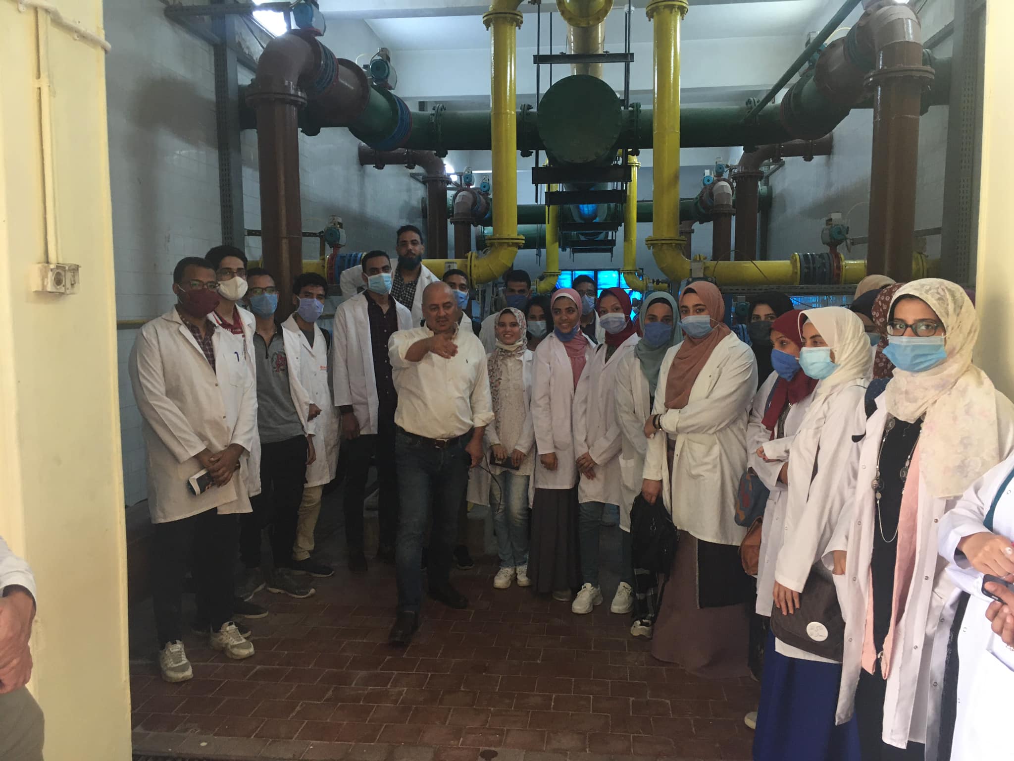 قسم الميكروبيولوجى فاعليات زيارة طلاب القسم لموقع تنقية مياه الشرب